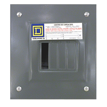 Centro de Carga Square D de 60A 2 Fases 4 Polos NEMA1 de Empotrar ER7071