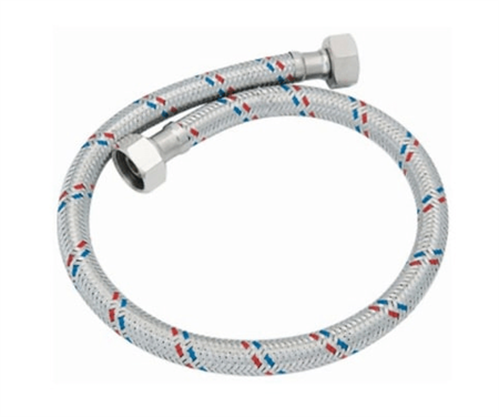 Conector Flexible para Lavabo/Fregadero de Aluminio 40 cm FIP, Modelo 4140AL, Dica