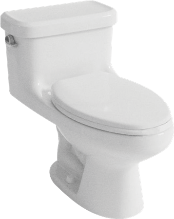Inodoro Gold Union One Piece Soho II con Asiento Blanco PM2020G