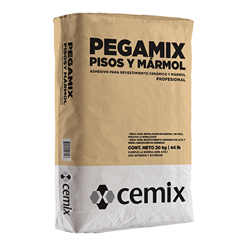 Pegamix Pisos y Mármol Blanco 20 kg Cemix PR40032