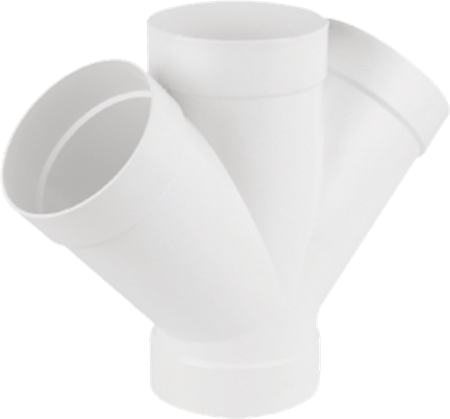Yee Sanitaria Doble 100mm x 100mm PT5066