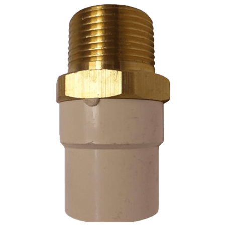 Adaptador Macho CPVC con Inserción Metálica de 1/2” – 13 mm PT6442